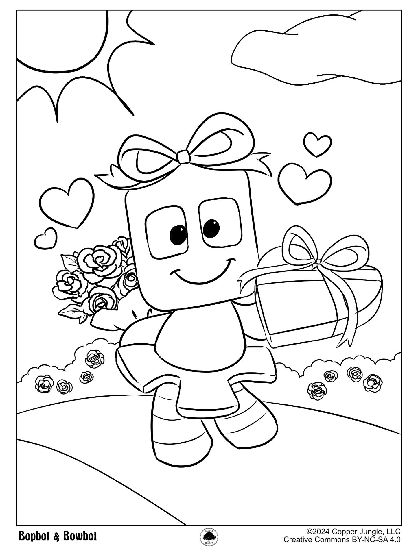 Valentine's Day Coloring Page