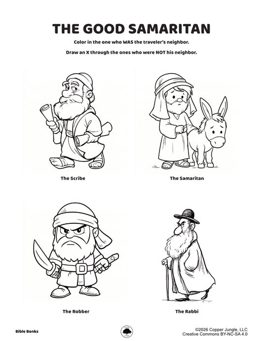 Good Samaritan Worksheet K-1