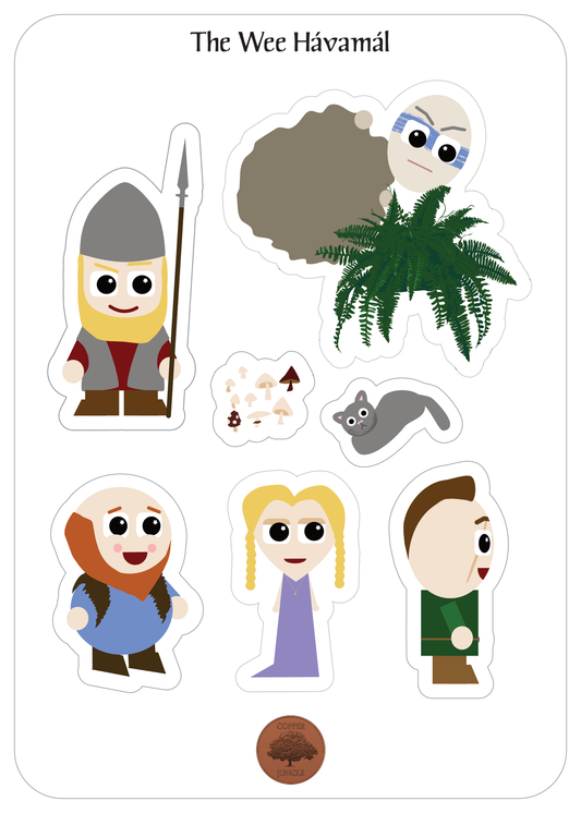 The Wee Hávamál Viking Stickers